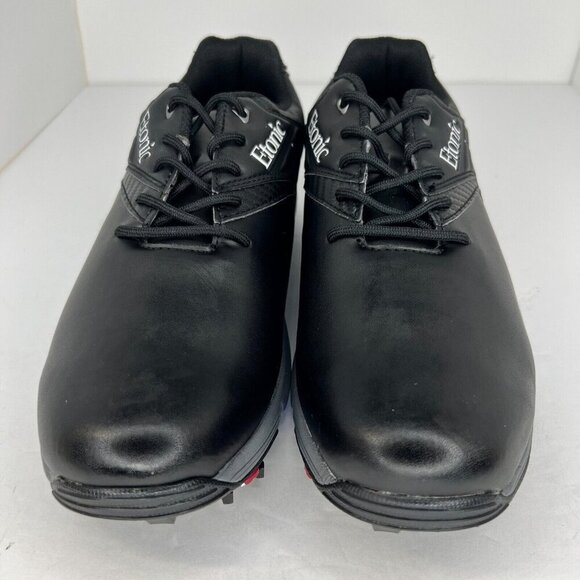Etonic Mens EG500BKB Black Stabilize 2.0 Waterproof Cleats Size 10D Golf Shoes main image 8